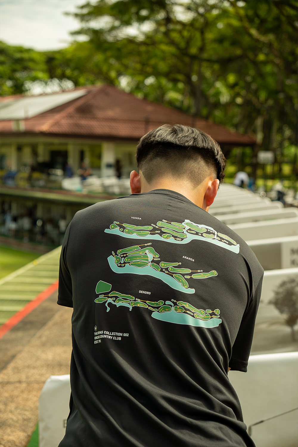 COLLECTION 002 ACTIVE TEE ORCHID COUNTRY CLUB